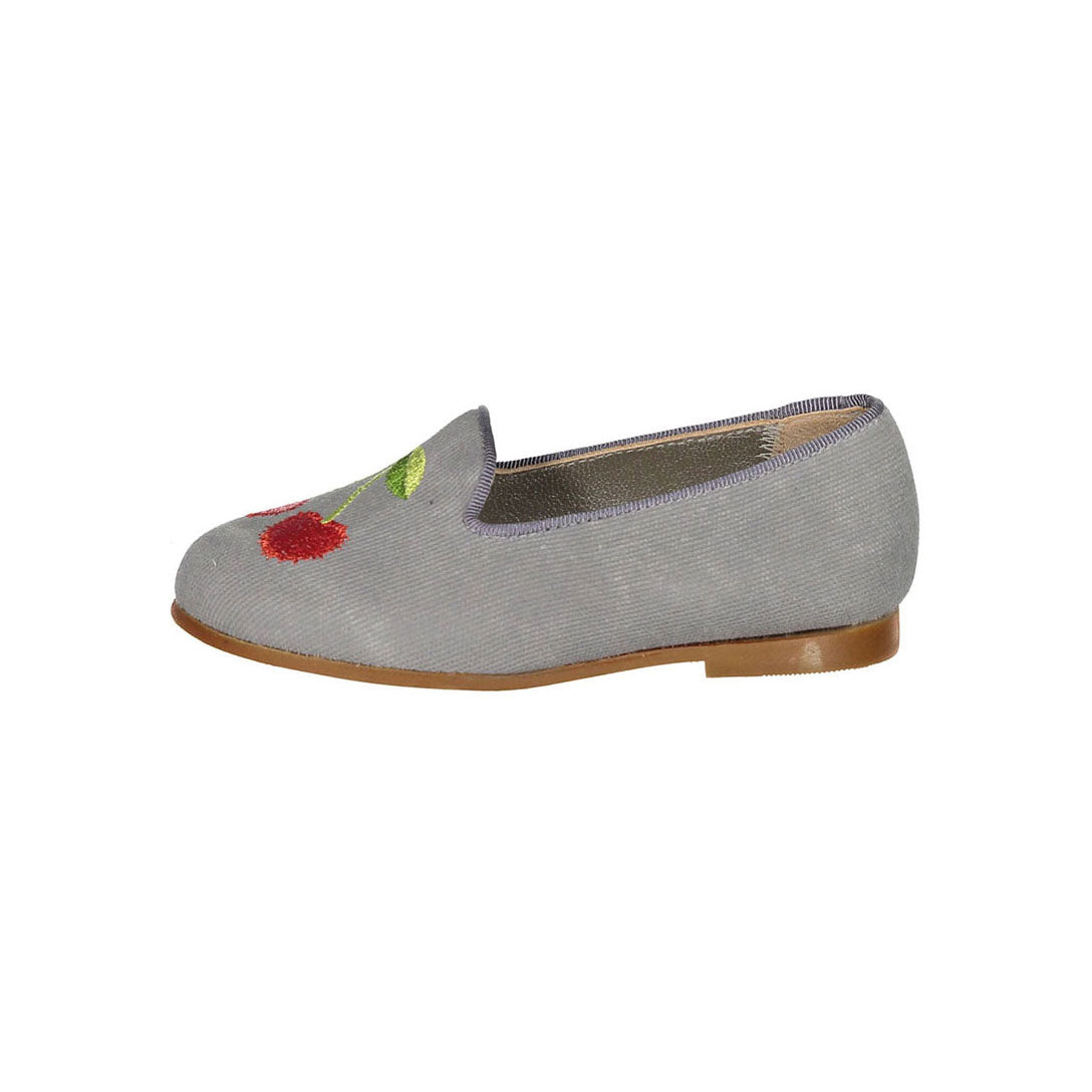 Ladida shoes Ladida Grey Cherry Smoking Slipper