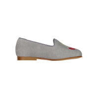 Ladida shoes Ladida Grey Cherry Smoking Slipper