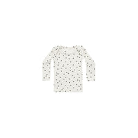 Quincy Mae Pebble Organic Ribbed Longsleeve Lap Tee