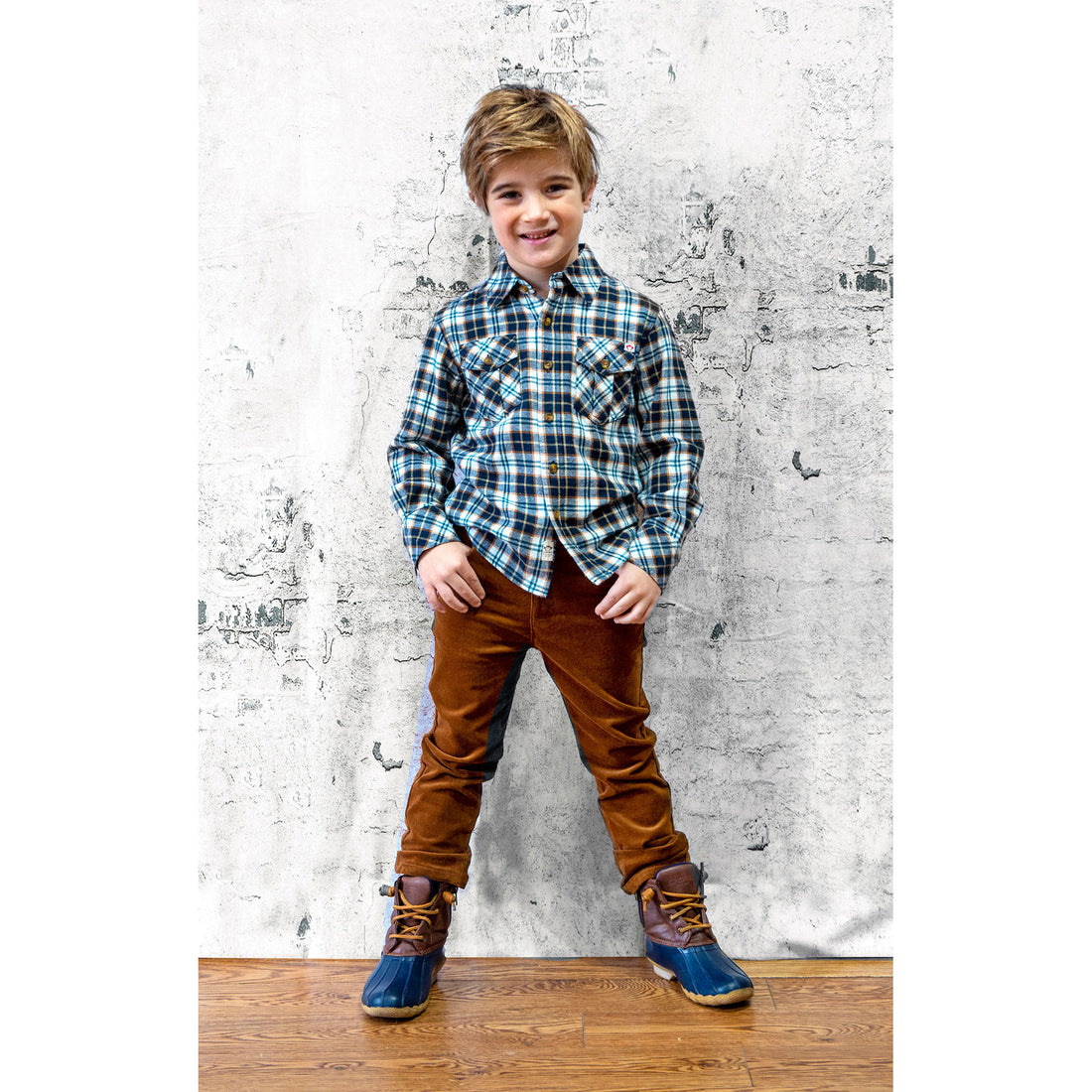 Appaman Leather Brown Skinny Cords