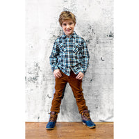 Appaman Leather Brown Skinny Cords