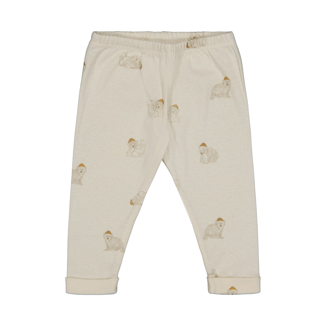 Studio Boheme Off White Ourson Print Rom Pom Leggigns