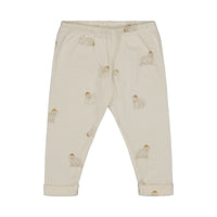 Studio Boheme Off White Ourson Print Rom Pom Leggigns