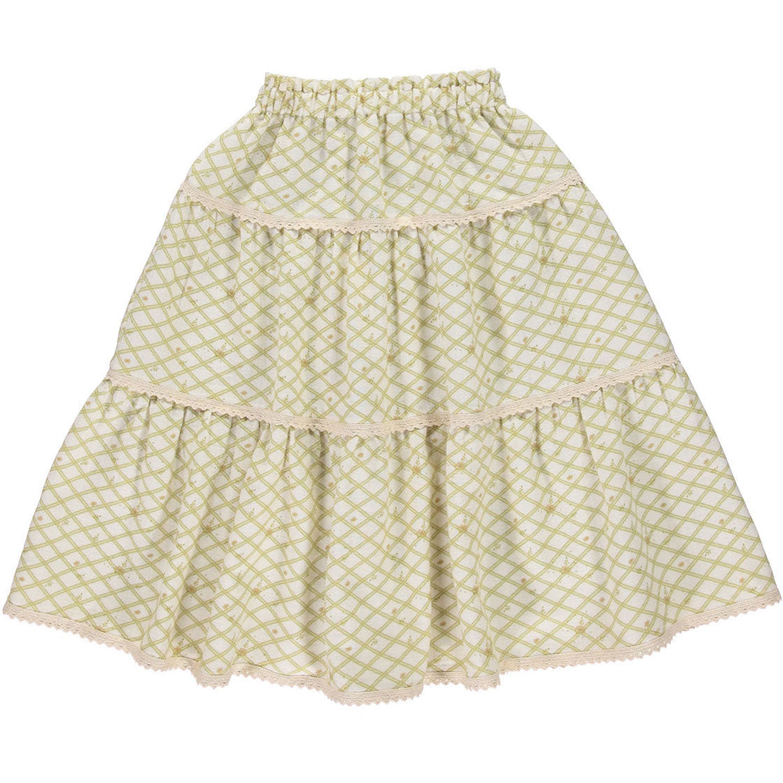 Liilu bottoms Liilu Double Sena Muslin-Pearled Sanne Skirt