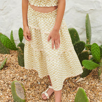 Liilu bottoms Liilu Double Sena Muslin-Pearled Sanne Skirt