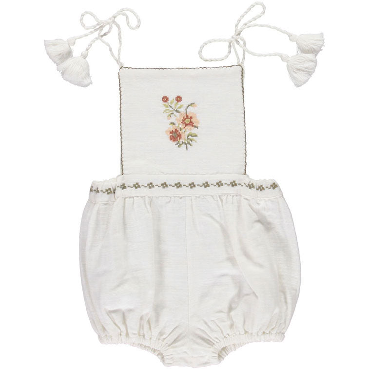 Liilu Flame-Milk Folk Romper