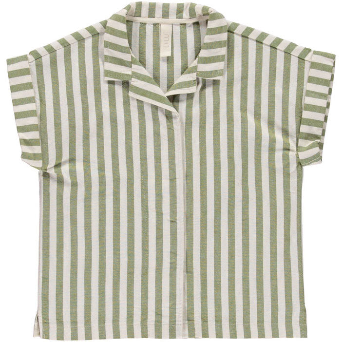 Liilu Cotton-Stripes Mateo Shirt