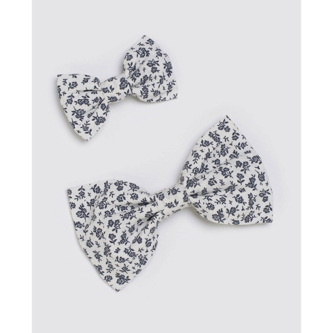 Little Cotton Clothes accessories Little Cotton Clothes Bow - Anemone Floral in blue