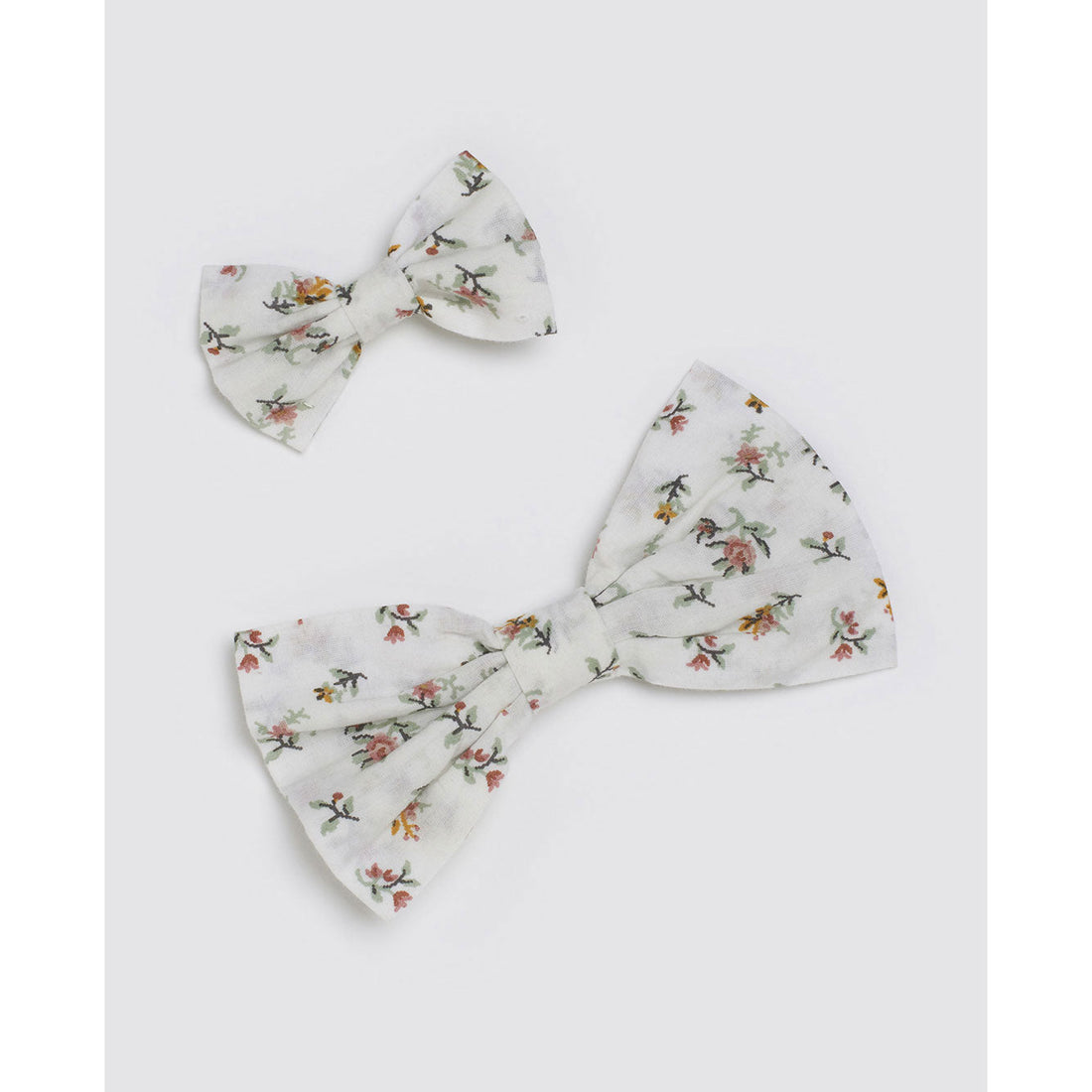 Little Cotton Clothes accessories Little Cotton Clothes Bow - Cross stitch Rose Floral