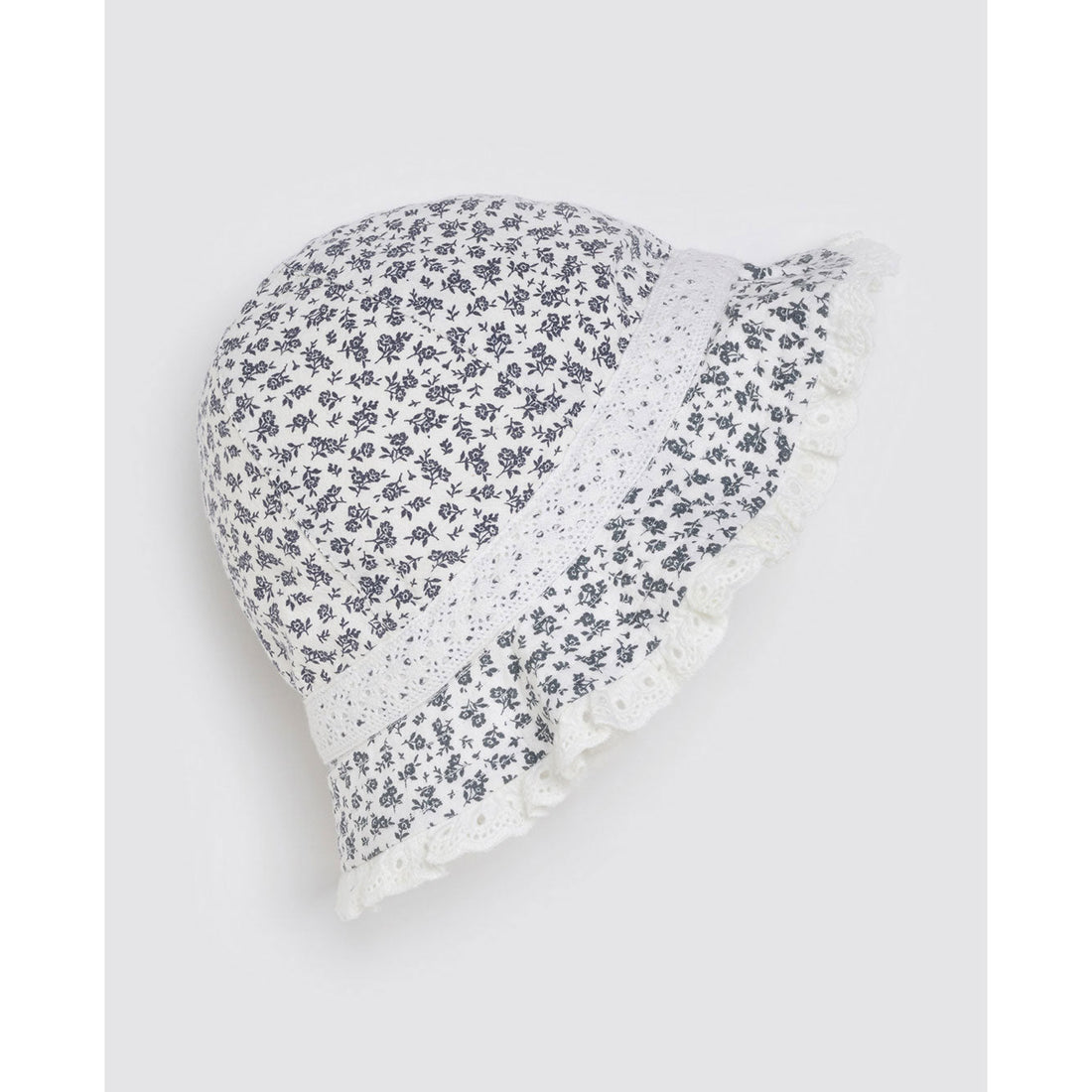 Little Cotton Clothes accessories Little Cotton Clothes Reversible Tilly Hat - Anemone Floral in blue