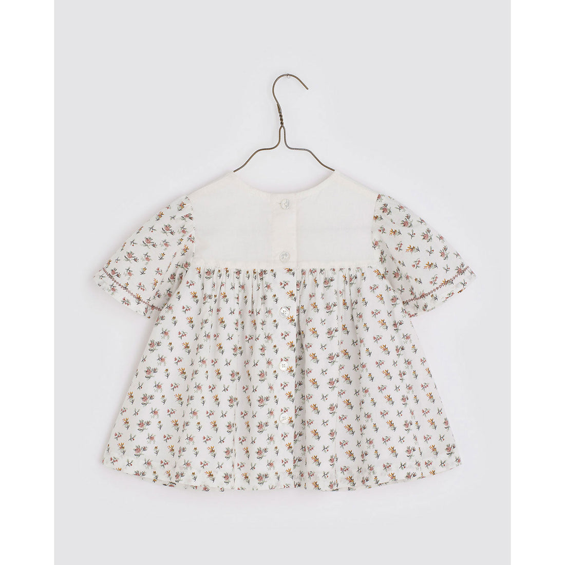Little Cotton Clothes blouses Little Cotton Clothes Adelthe blouse -  Cross stitch Rose Floral