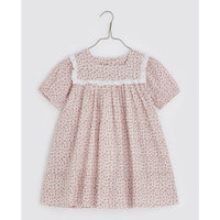 Little Cotton Clothes dresses Little Cotton Clothes Amelie Dress - Anemone Floral in Rose