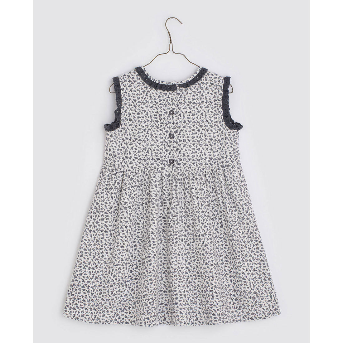 Little Cotton Clothes dresses Little Cotton Clothes Celeste Dress - Anemone Floral in Blue