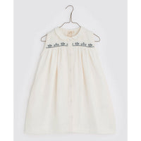 Little Cotton Clothes dresses Little Cotton Clothes Elfin dress - Linen in Porcelain