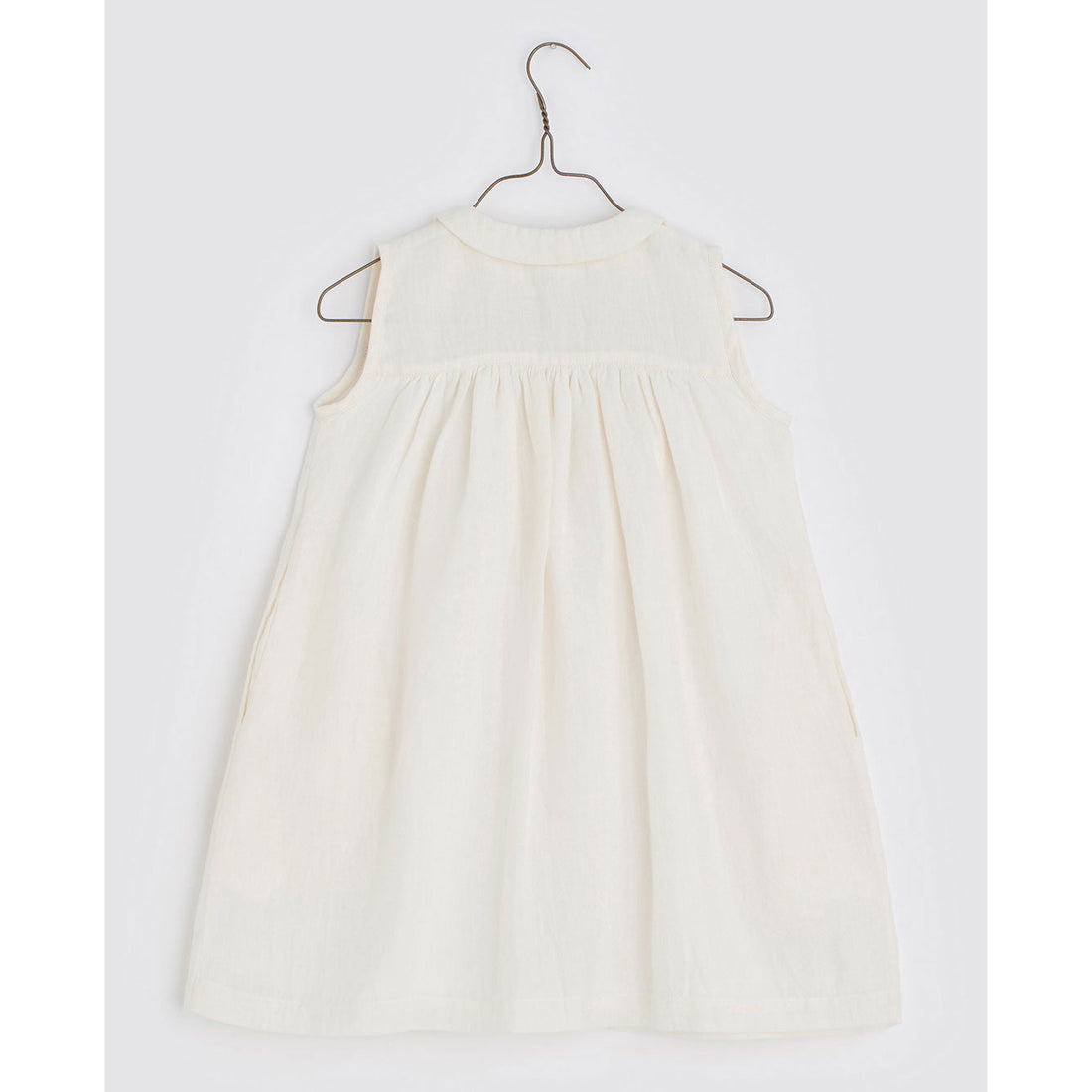 Little Cotton Clothes dresses Little Cotton Clothes Elfin dress - Linen in Porcelain