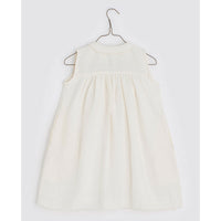 Little Cotton Clothes dresses Little Cotton Clothes Elfin dress - Linen in Porcelain
