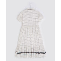 Little Cotton Clothes dresses Little Cotton Clothes Ladies Amel Wrap Dress - blue dot floral