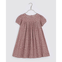 Little Cotton Clothes dresses Little Cotton Clothes Maya Dress - Organic Pointelle Floral in Rose