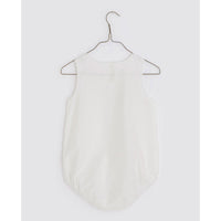 Little Cotton Clothes rompers Little Cotton Clothes Katie Romper white embroidered