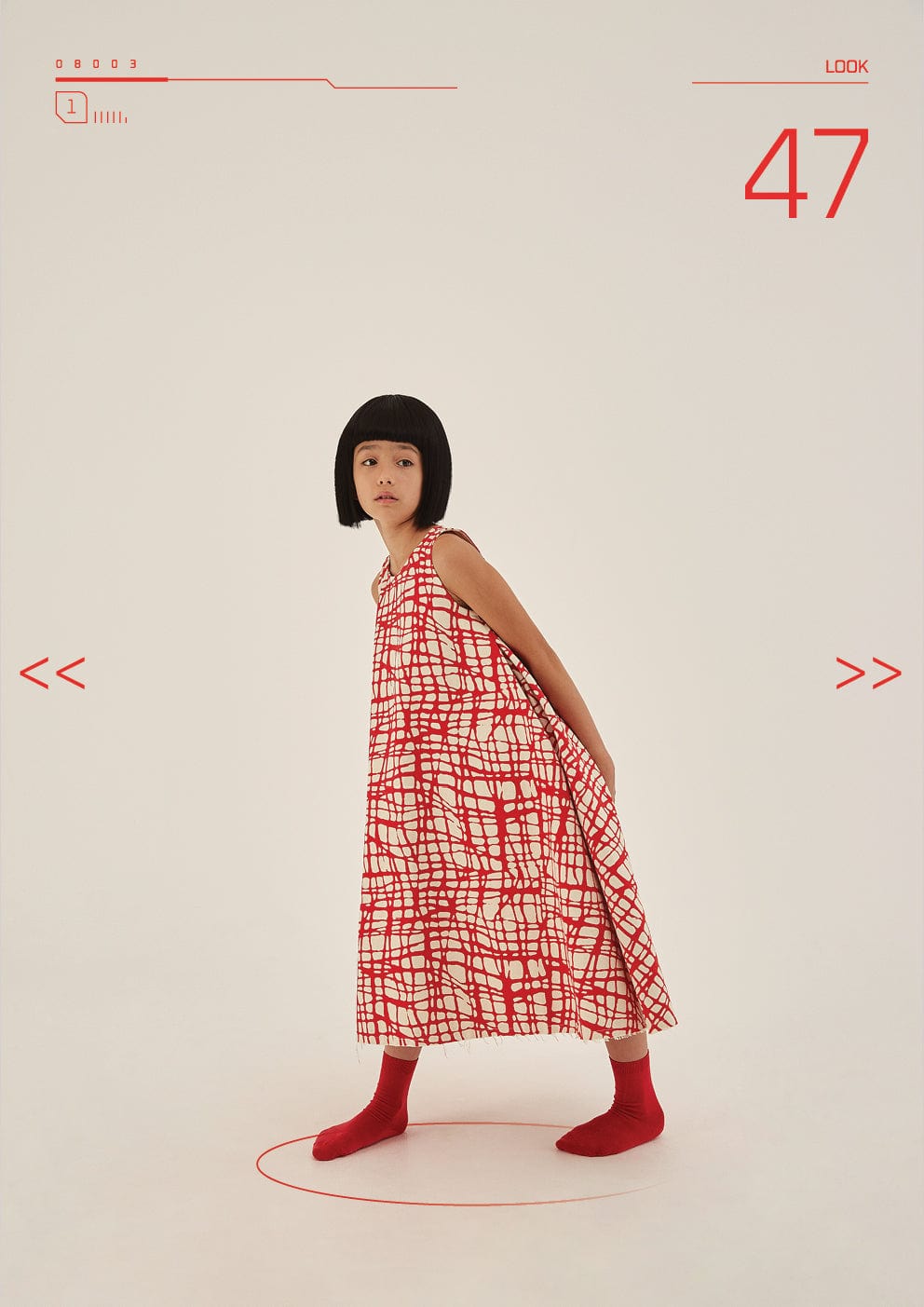 Little Creative Factory dresses Little Creative Factory Red Mod Dress