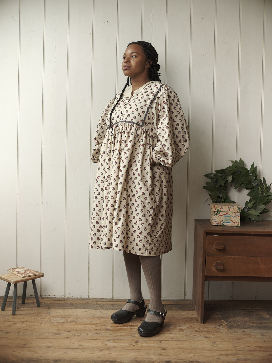 Little Cotton Clothes Ladies Vivienne Dress - Ruby Floral