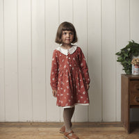 Little Cotton Clothes Audrey Dress - Winter Jasmine Floral