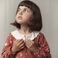 Little Cotton Clothes Audrey Dress - Winter Jasmine Floral
