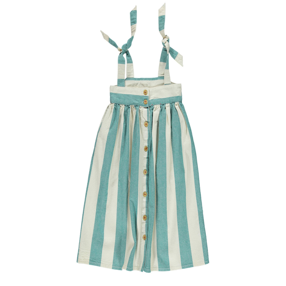 Piupiuchick Emerald Stripes Pocket Dress