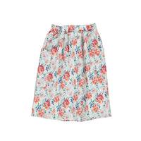 Piupiuchick Flowers Linen Long Skirt