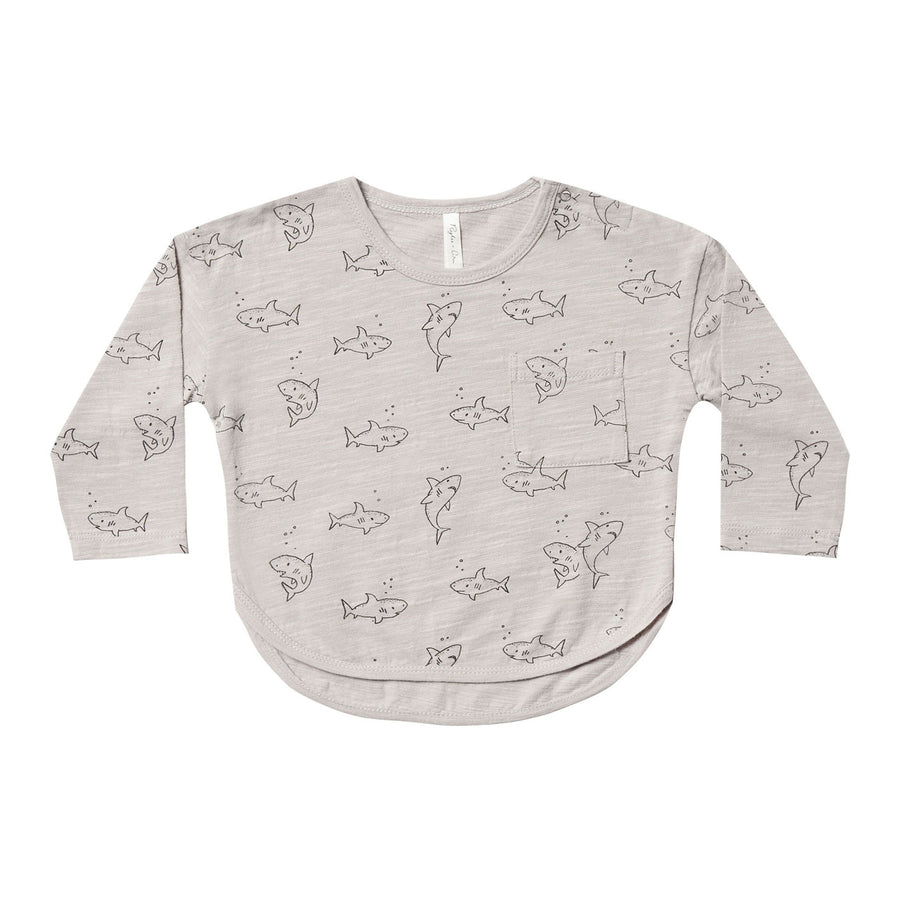 Rylee and Cru Dove Shark Longsleeve Tee