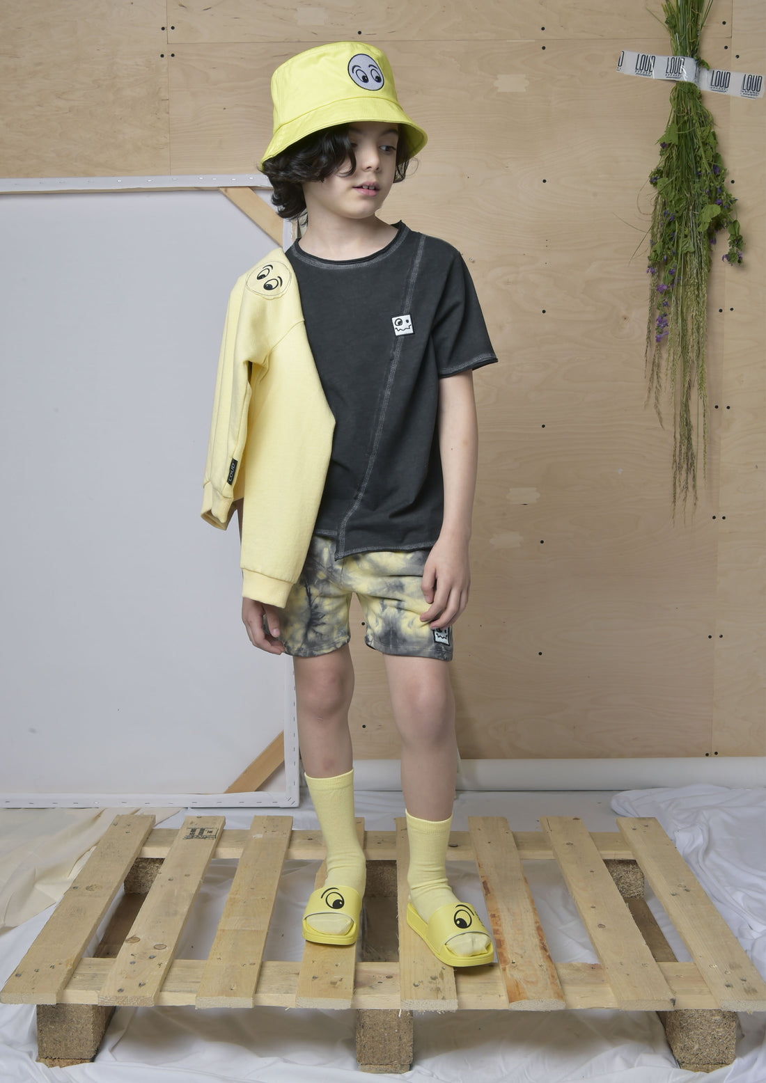 Loud Black Asymetric Time T-Shirt