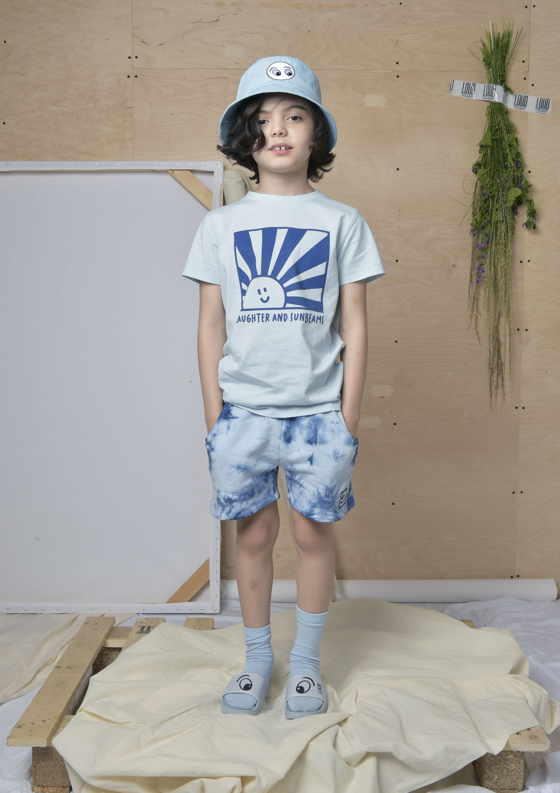 Loud Delicate Blue Eyes Bucket Hat
