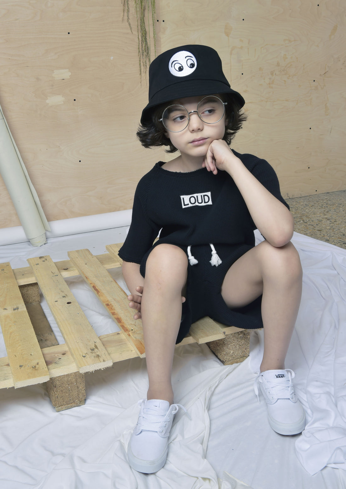 Loud Black Eyes Bucket Hat