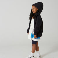 Racquette Navy Baseline Tennis Logo Hoody