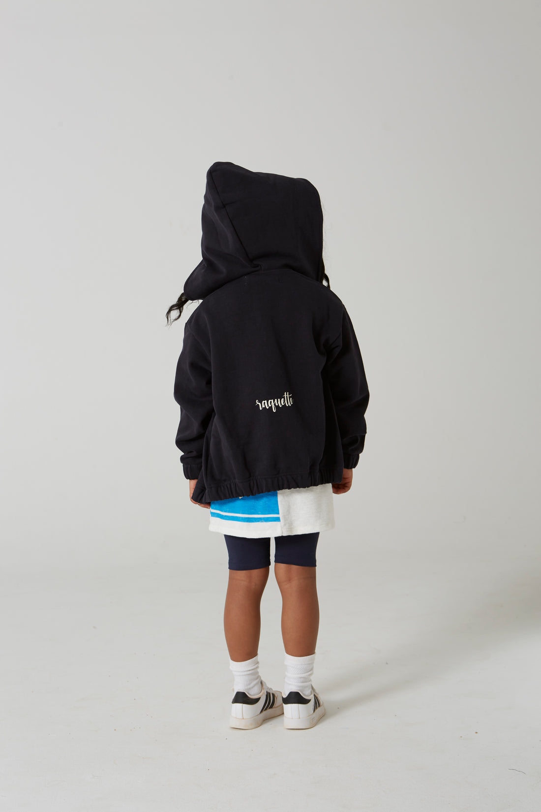 Racquette Navy Baseline Tennis Logo Hoody