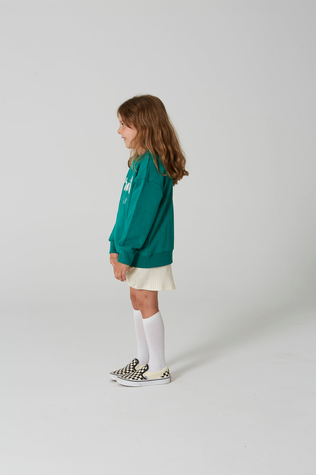 Racquette Green Tennis Baseline Logo Sweater