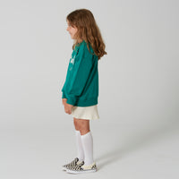 Racquette Green Tennis Baseline Logo Sweater