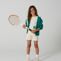 Racquette Green Tennis Baseline Logo Hoody