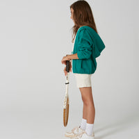 Racquette Green Tennis Baseline Logo Hoody