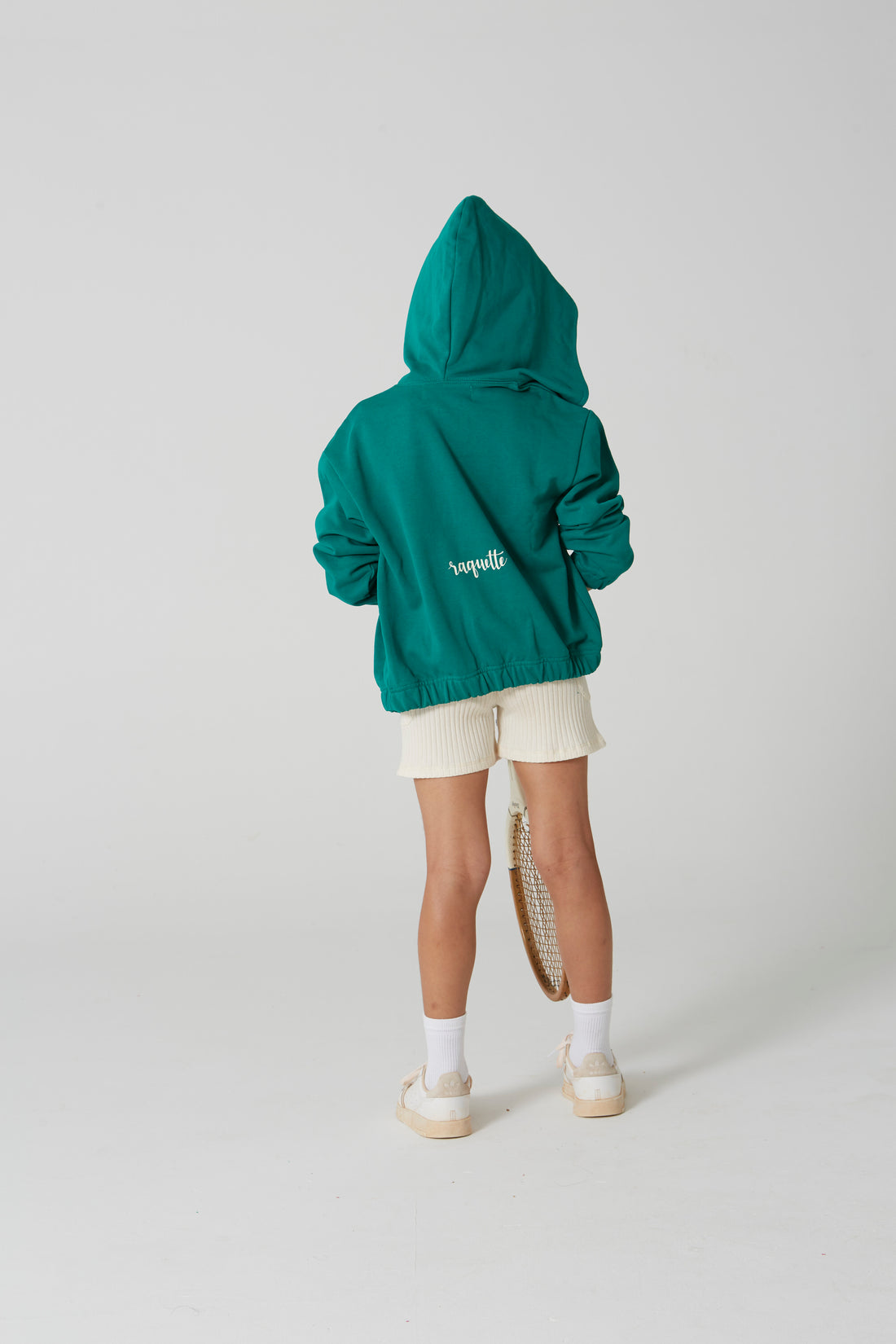 Racquette Green Tennis Baseline Logo Hoody