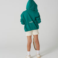 Racquette Green Tennis Baseline Logo Hoody