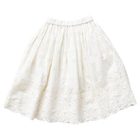 Pink Chicken White Eyelet Embroidery Loretta Skirt
