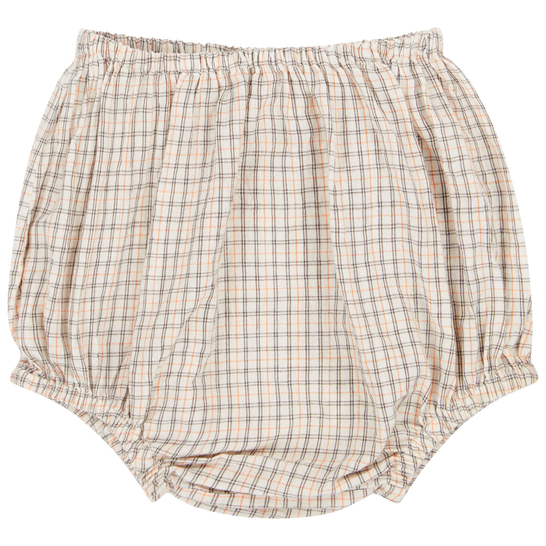 Caramel Orange Check Lotus Baby