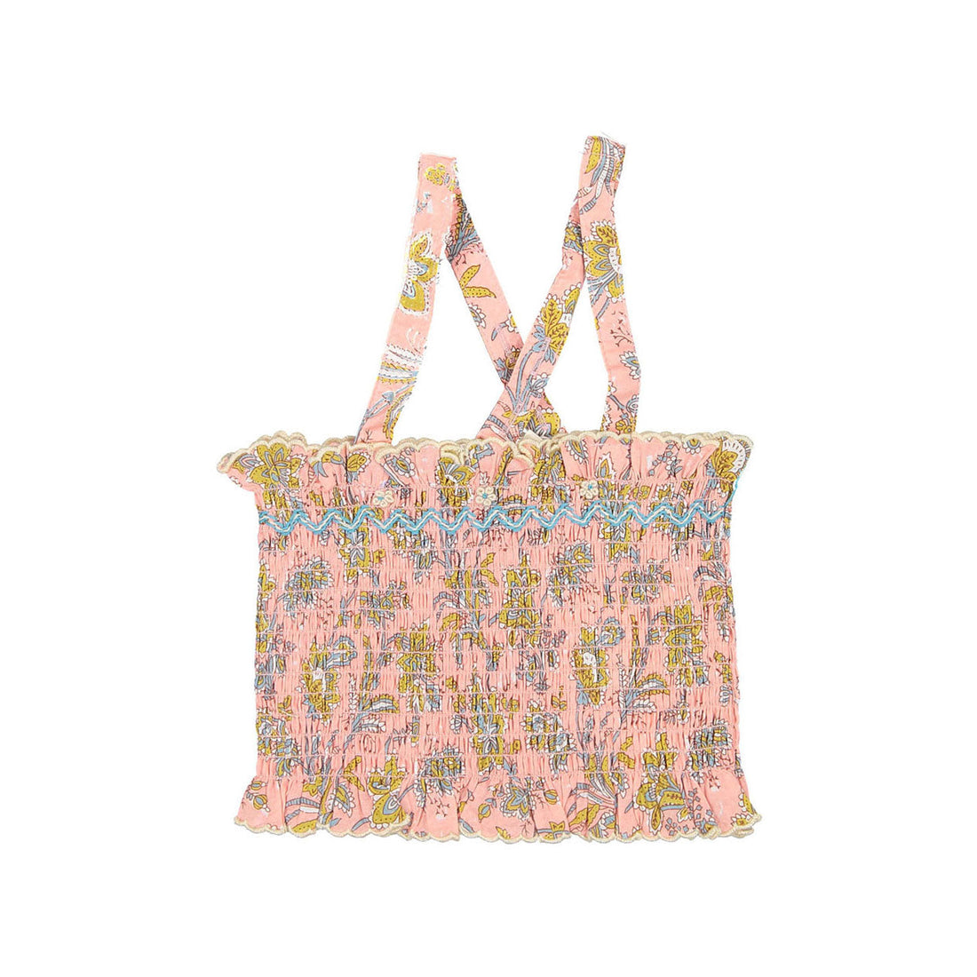 Louise Misha blouses Louise Misha Pink Riviera Malika Baby Top