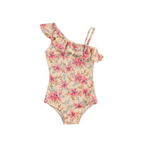 Louise Misha swim Louise Misha Raspberry Flowers Audrey Swimsuit