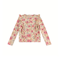 Louise Misha swim Louise Misha Raspberry Flowers Yanika Uv Protective Set