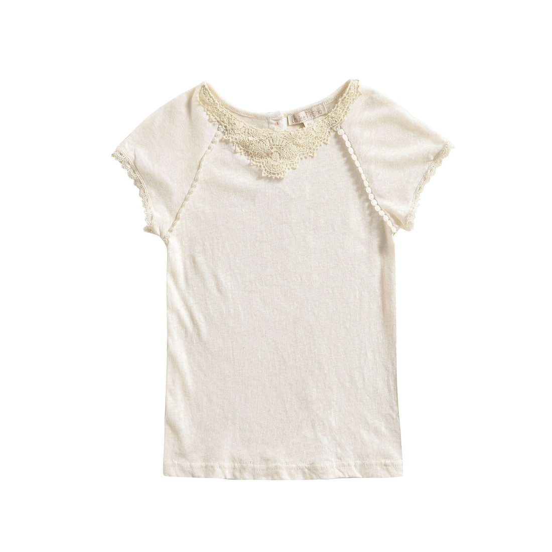Louise Misha tees Louise Misha Cream Rosa Tee