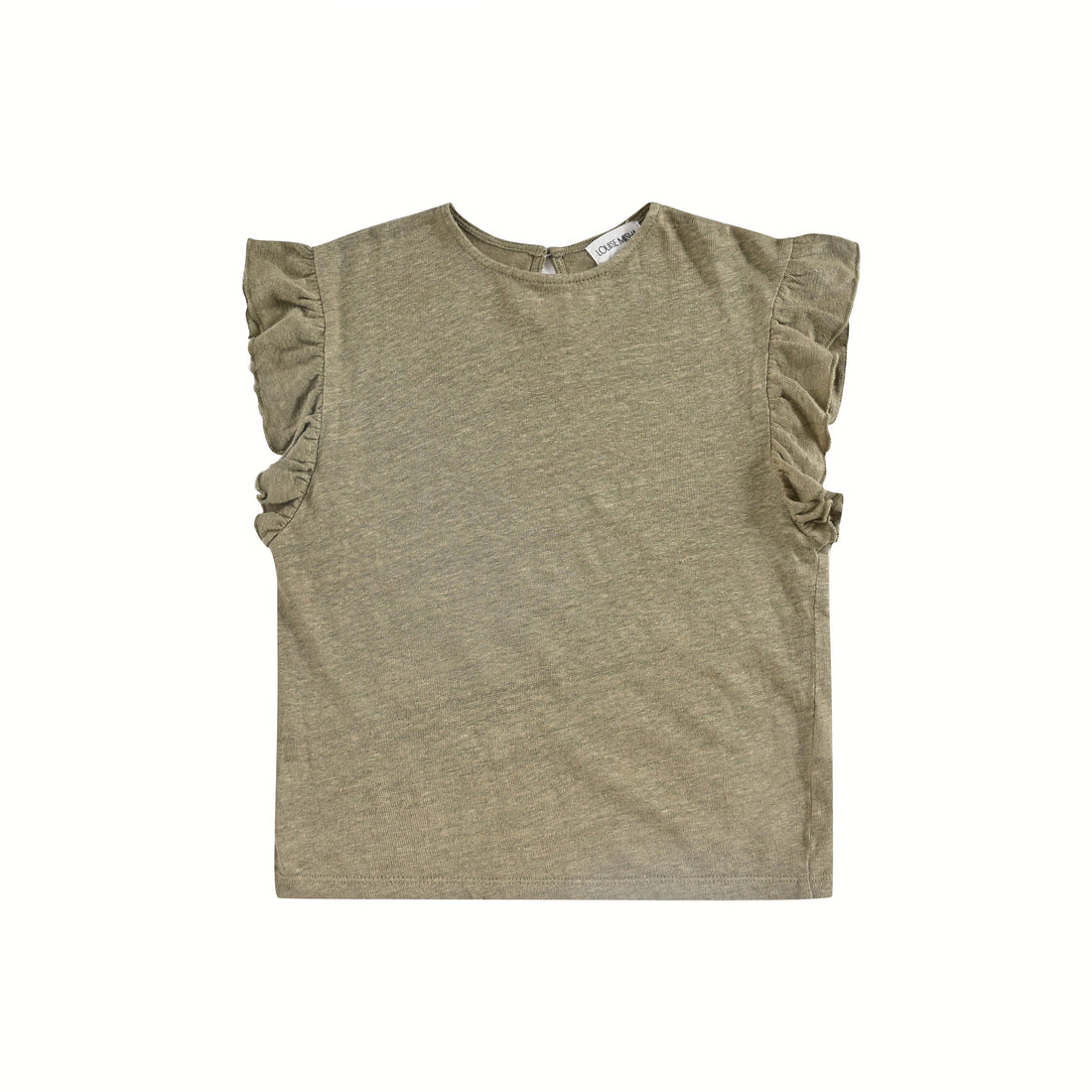 Louise Misha tees Louise Misha Khaki Hermance Tee