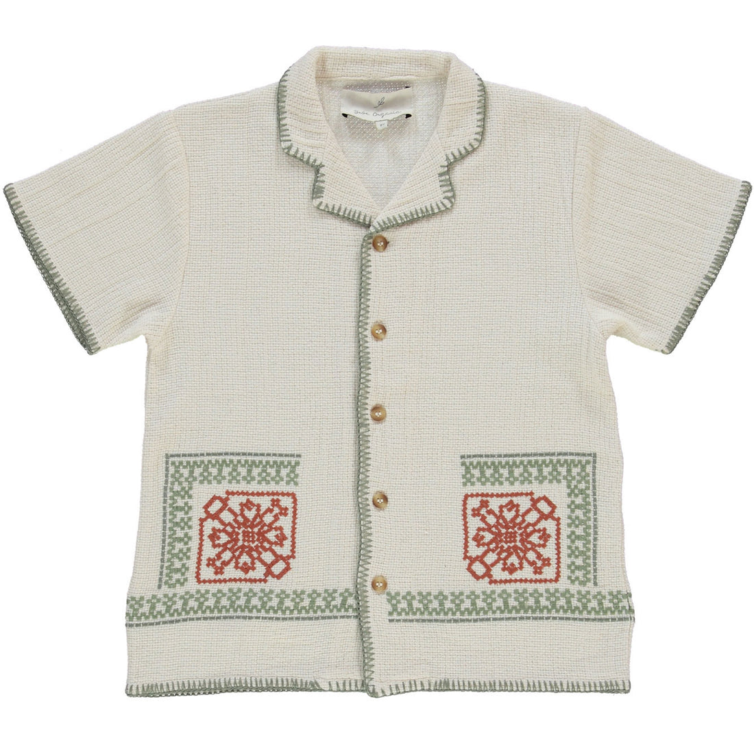 Bebe Organic Needlepoint Luka Shirt