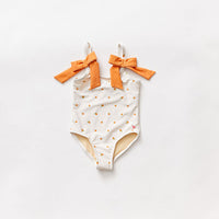 Pink Chicken Ditsy Oranges Lulu Suit